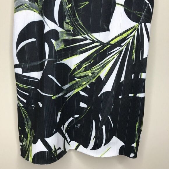 Zara S Tropical Palm FIG leaf print tank NWT - Picture 2 of 6
